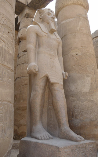 Statue of Pharaoh Ramses II at Luxor