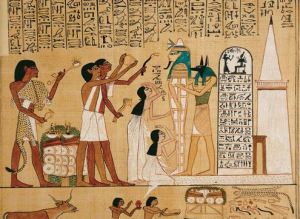 Ancient Egyptian mummification.