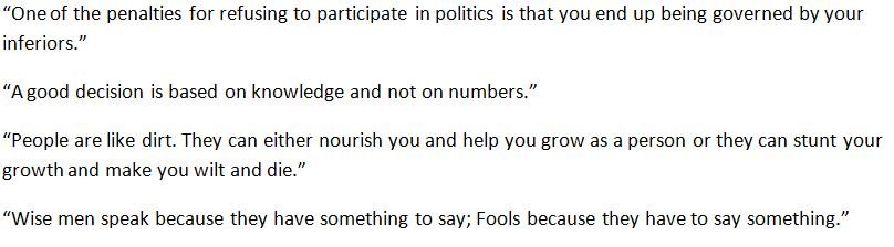Top Plato quotes