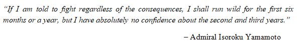Isoroku Yamamoto Quote
