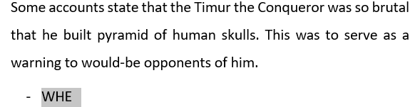 Timur the Conqueror - founder of the Timurid Empire