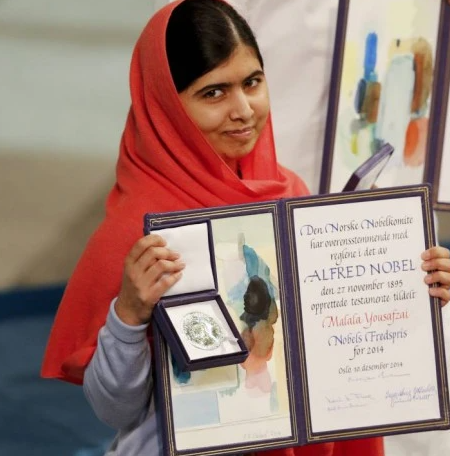 Nobel Laurate Malala Yousafzai