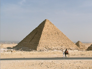Egyptian Sultan Al-Aziz Uthman and the Pyramid of Menkaure
