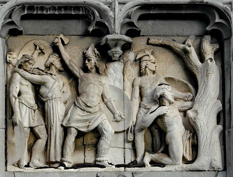Ambiorix's fight against the Romans