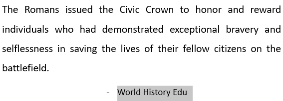 Civic Crown