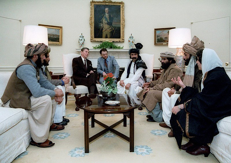 US support of the Afghan mujahideen during the Soviet-Afghan War