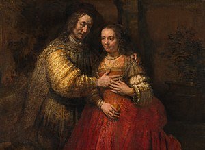 The Jewish Bride (1665–1669) by Rembrandt